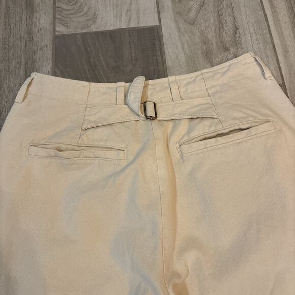 Imogene + Willie Military Trousers In Ivory Women’s Sz 26/32 Pockets Cotton - Picture 14 of 14